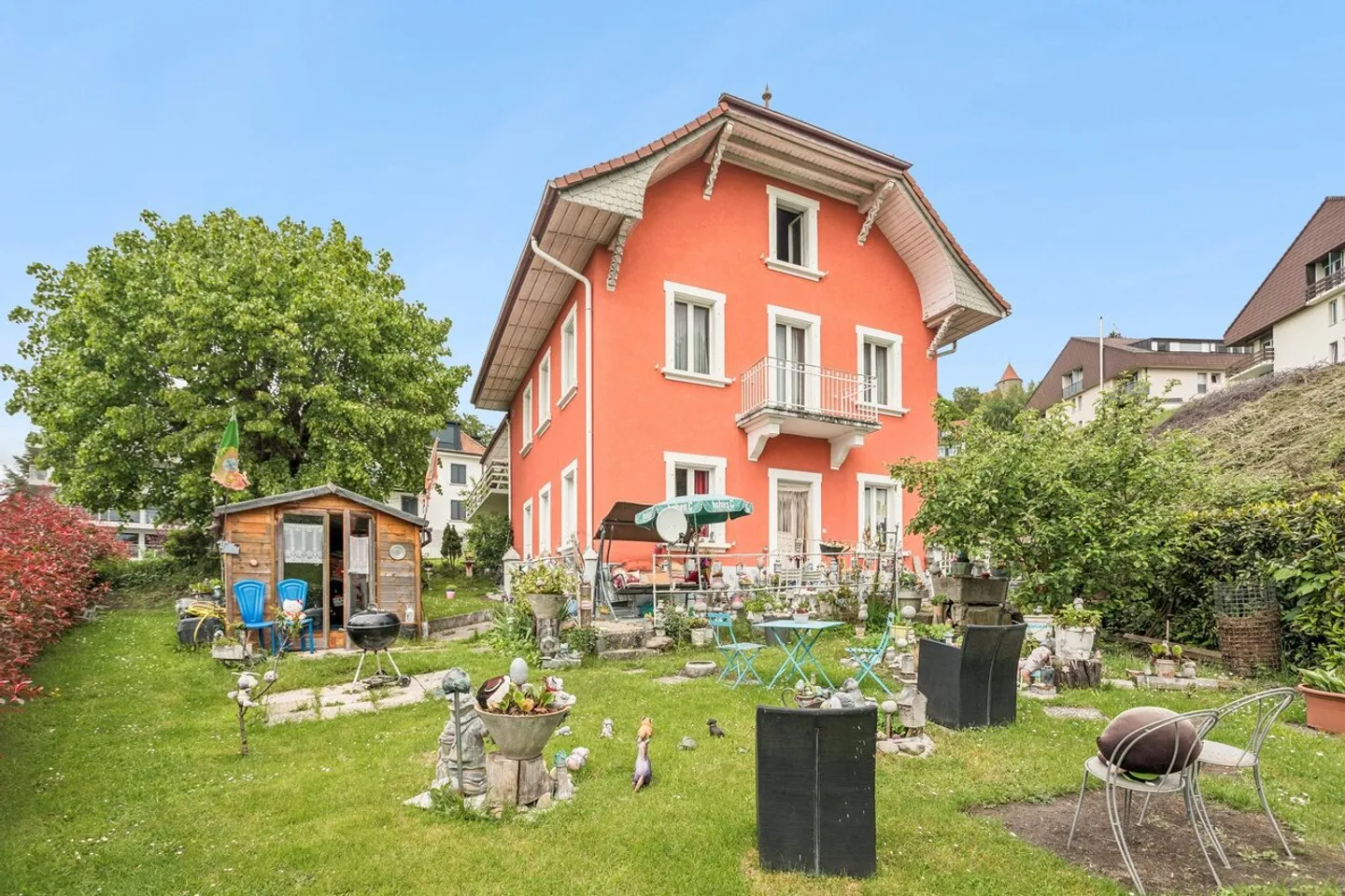 Haus mit 2 Wohnungen im Zentrum von Romont - Foto 7 von 12