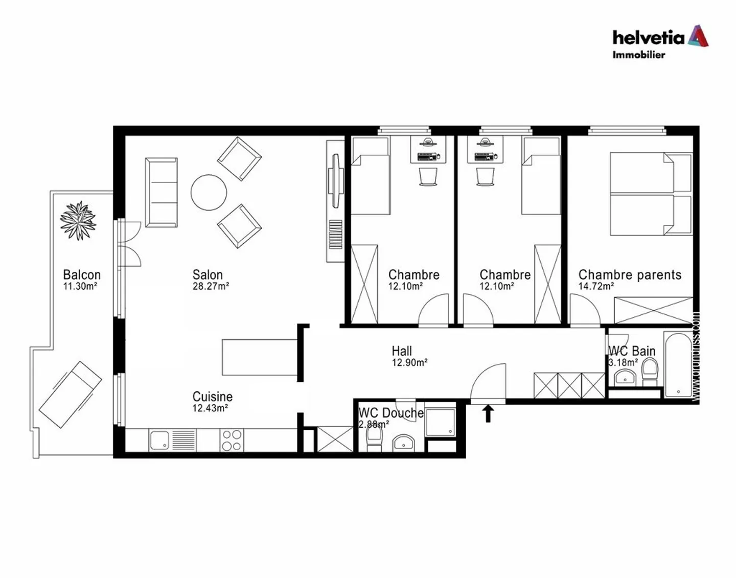 Wohnung mieten - Foto 12 von 12