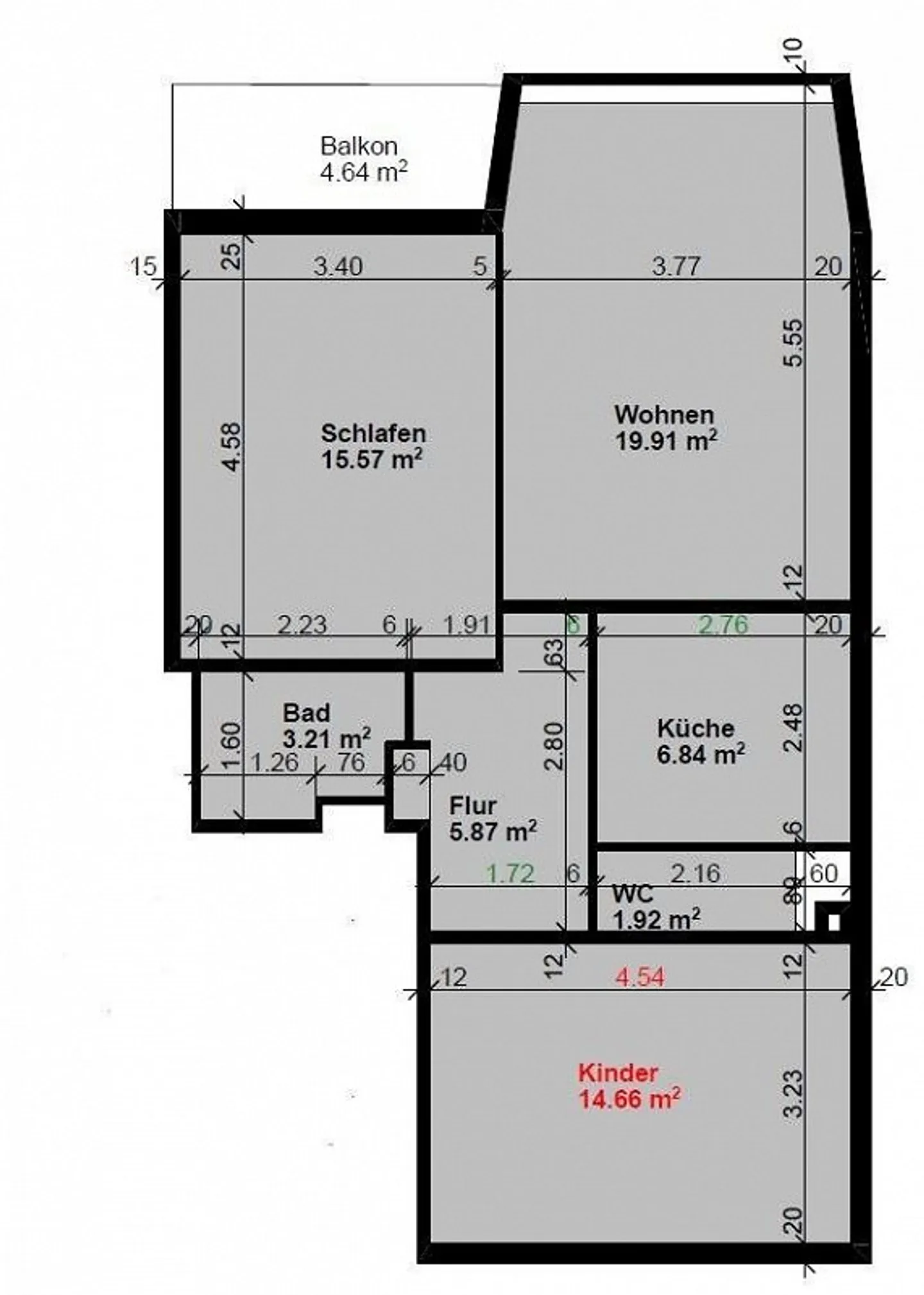 Apartment for rent in a quiet and central location - Photo 7 of 7