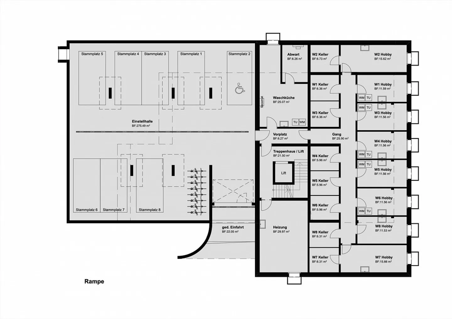 Garden apartment with large seating area, hobby room included - Photo 13 of 15