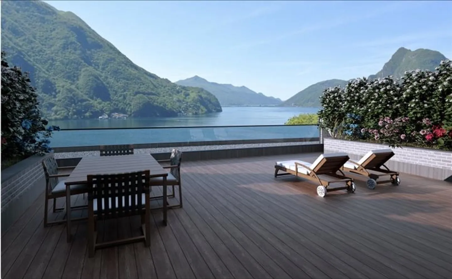 «3.5 Zimmer Wohnung, nuovo appartamento 3,5 l. con vista lago a Montagnola» - Foto 3 di 3