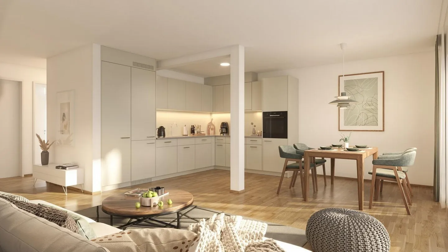 Appartamento attraente di 3,5 stanze, modernizzato, luminoso e vicino alla città - Foto 2 di 3