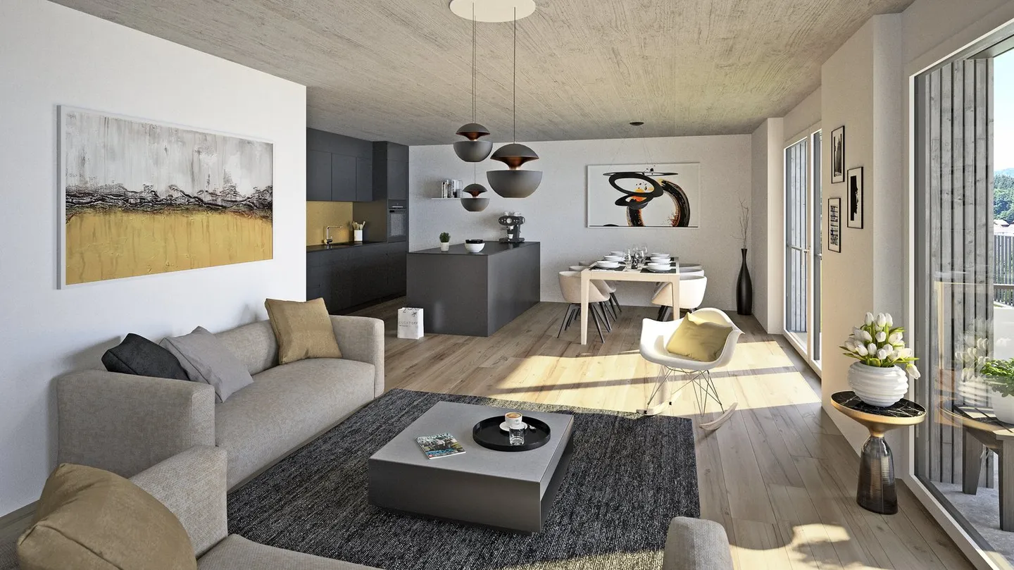 Appartamenti di nuova costruzione con 4,5 stanze e balcone a Starrkirch-Wil - Foto 1 di 5