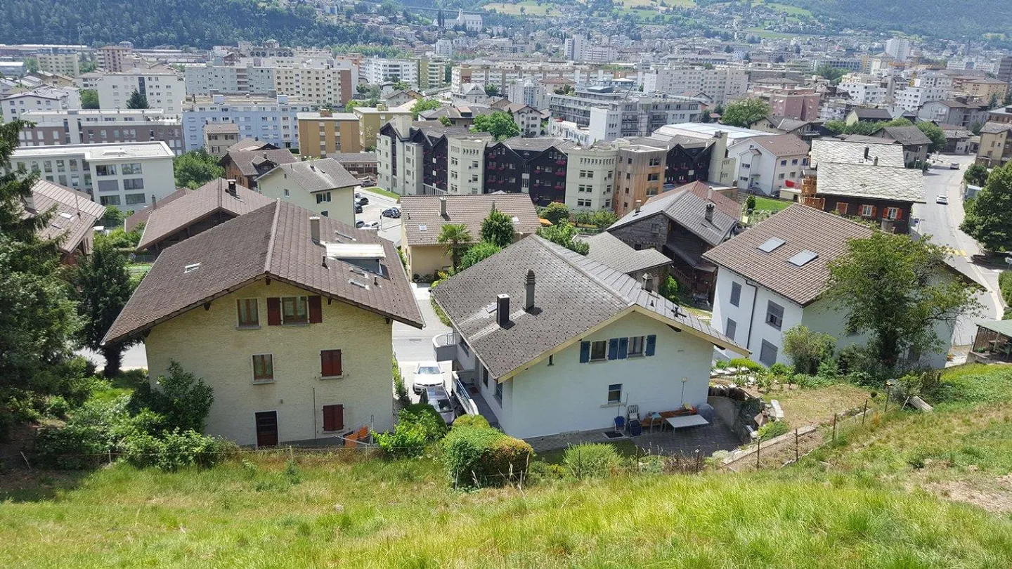 Building Land Above the Rooftops of Naters - Photo 1 of 1