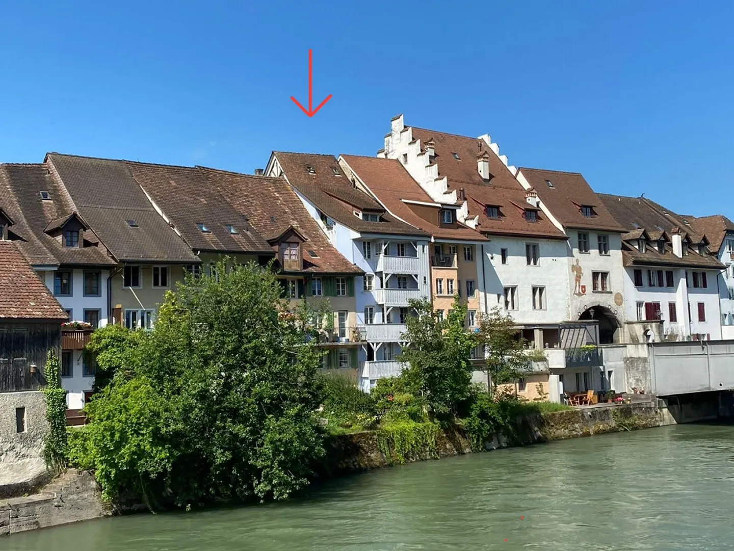 Appartement Idéal dans la Vieille Ville directement sur la Reuss à Mellingen - Photo 2 sur 10