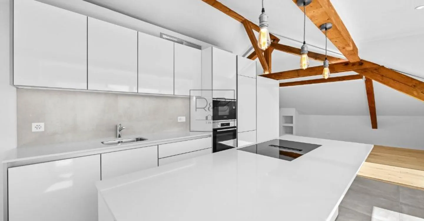 Loft rénové sous combles à Bulle - Photo 3 sur 9