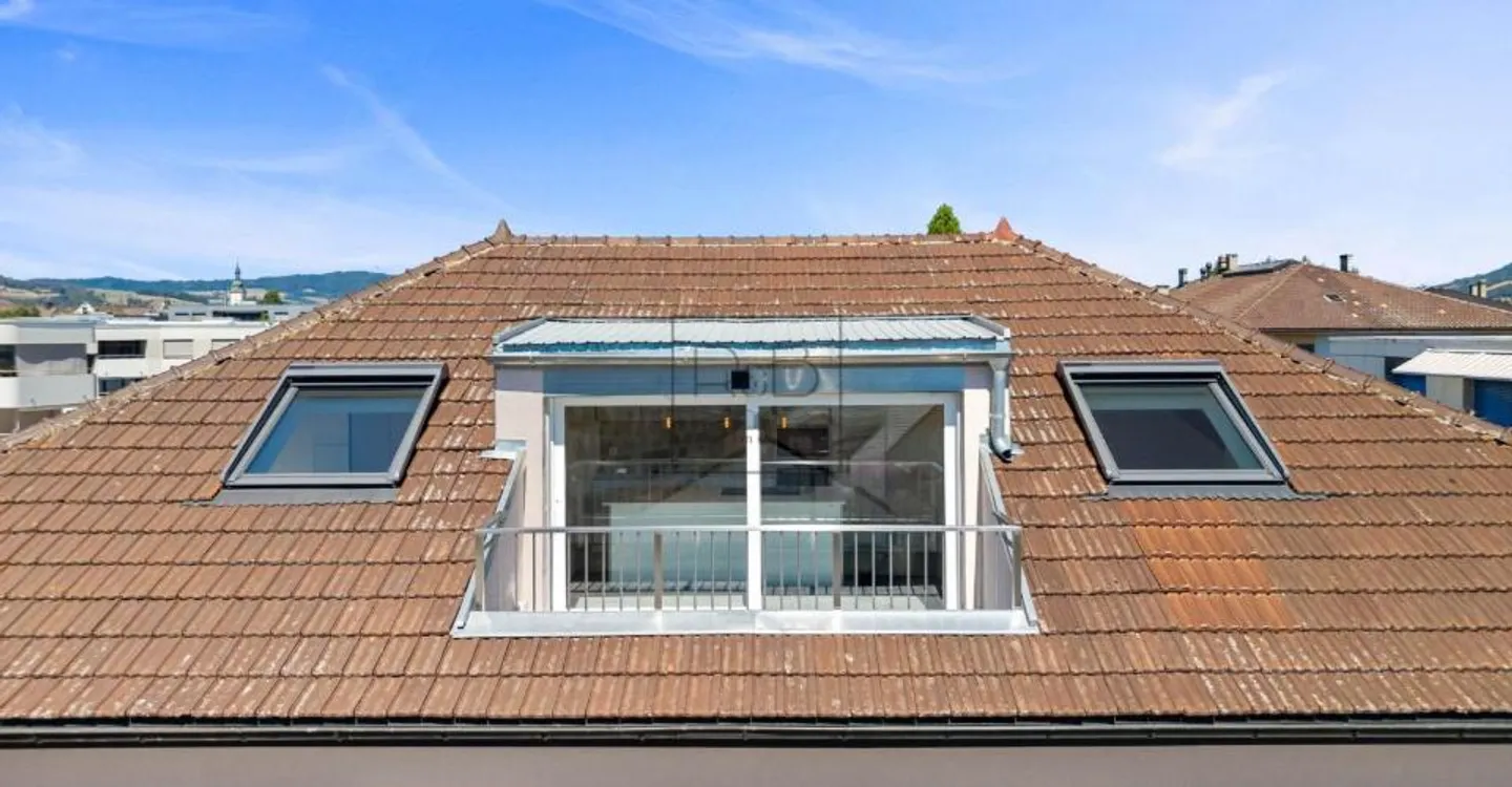 Loft rénové sous combles à Bulle - Photo 8 sur 9