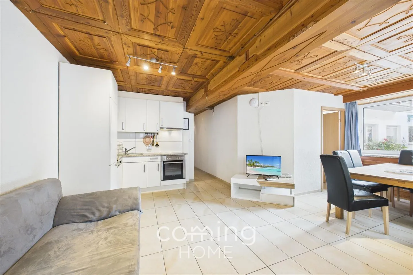 Charmante appartement 3,5 pièces au cœur de Saas-Grund - Photo 1 sur 11