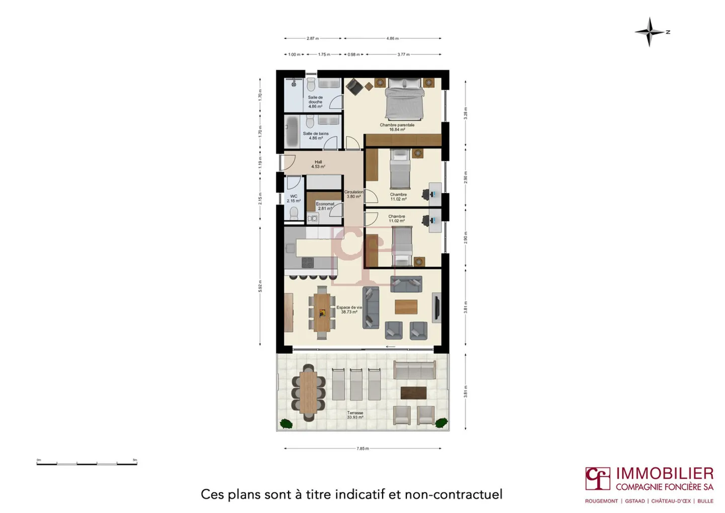 Enney - Residenz der Ondine - 1 Wohnung mit 4,5 Zimmern - Foto 13 von 13