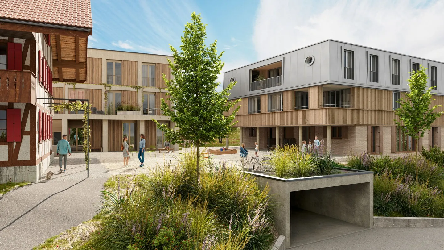 Appartement de 4,5 pièces, projet de construction neuve Vivre sur la Fure à Schliern près de Köniz - Photo 1 sur 3