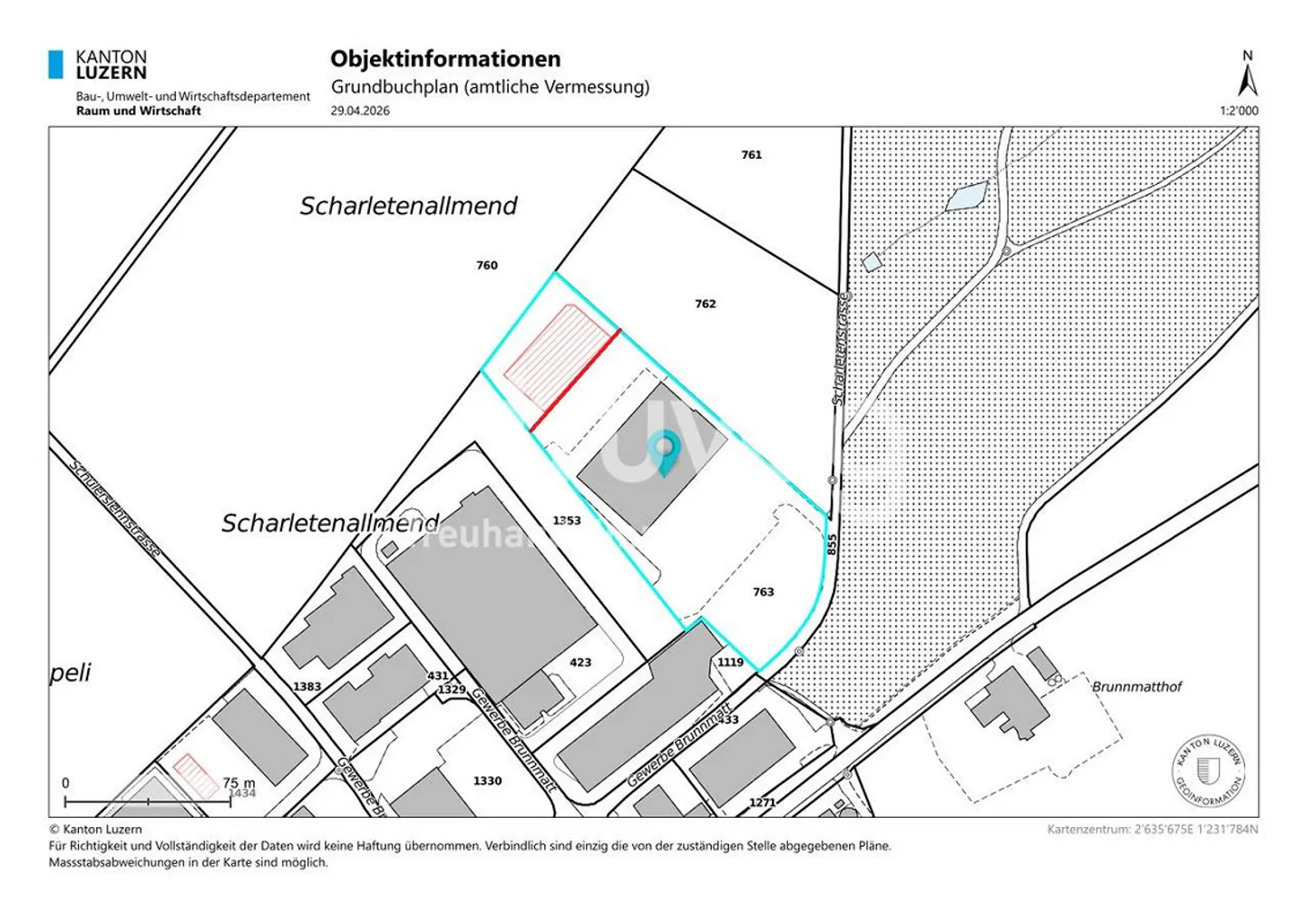 Gewerbliches Bauland mit genehmigtem Projekt - Foto 4 von 4