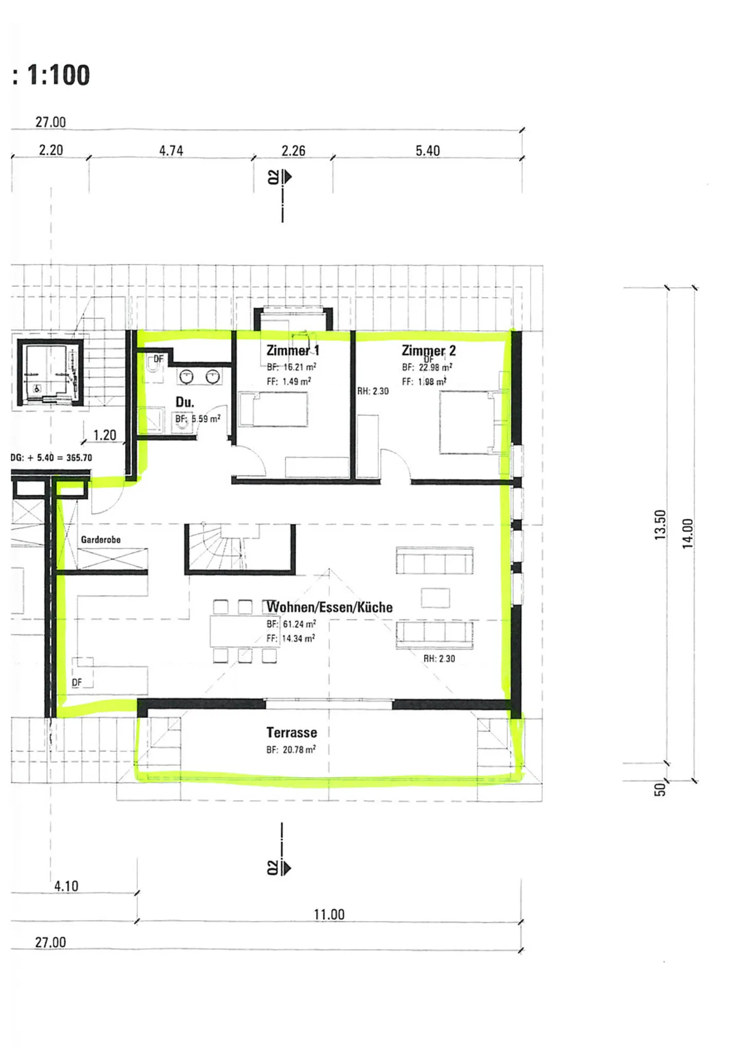 Helle Familien-Maisonette - Foto 13 von 13