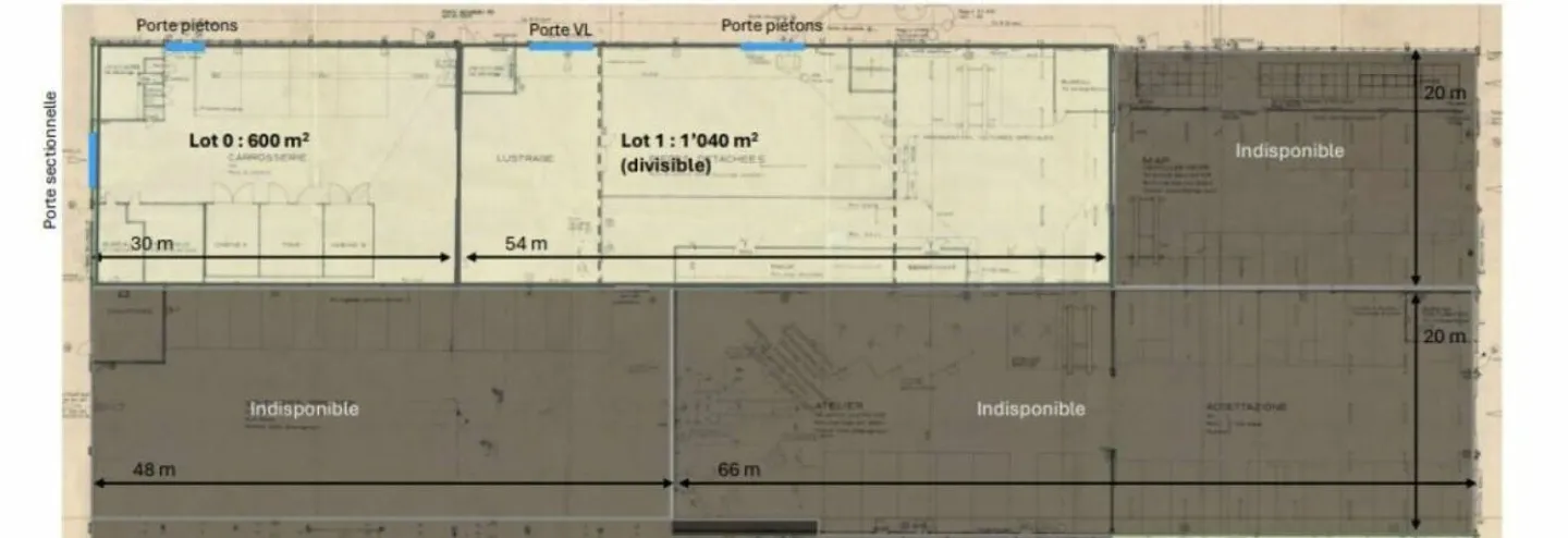 Industrial space of 1,640m2 in Meyrin available immediately! - Photo 1 of 3