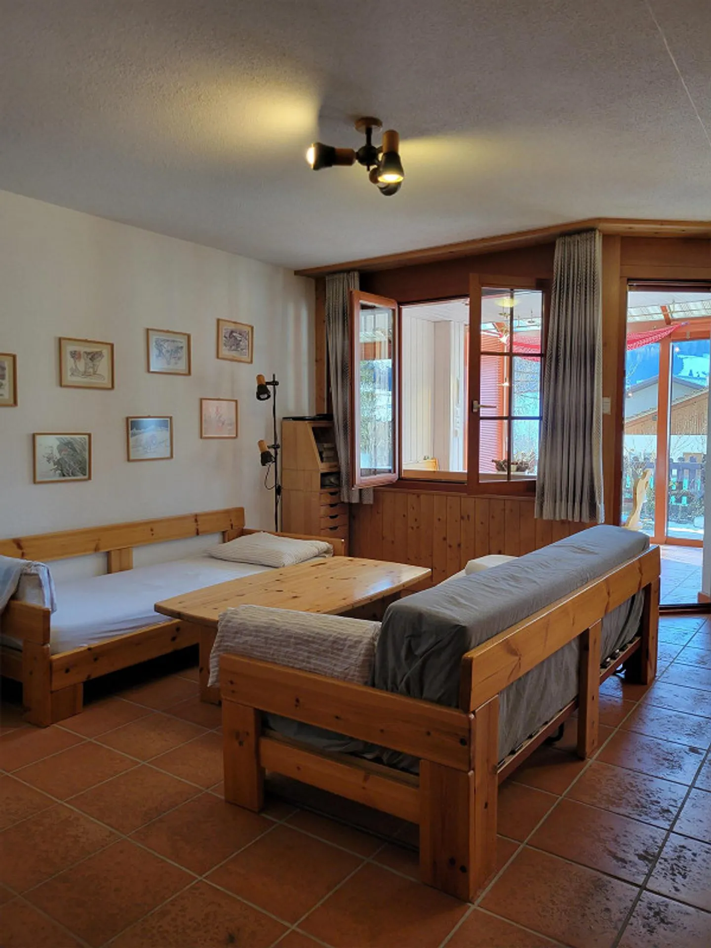 Appartement confortable de 2,5 pièces à Savognin avec terrasse - Photo 5 sur 7