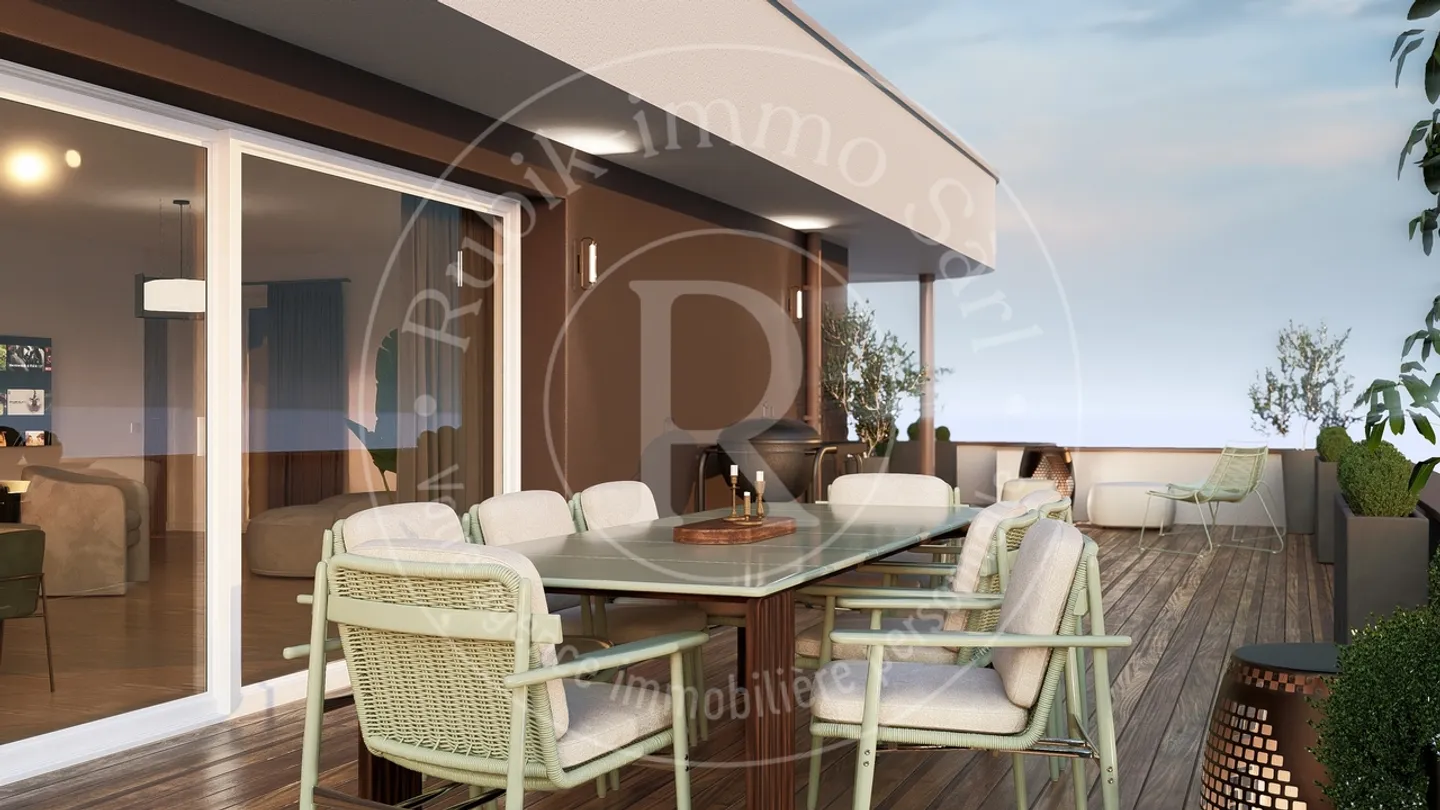 Magnifique Attique avec Terrasse - Photo 3 sur 16