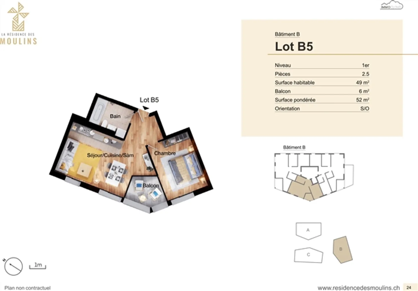 Geräumige 2,5 Zimmer! - Foto 2 von 12