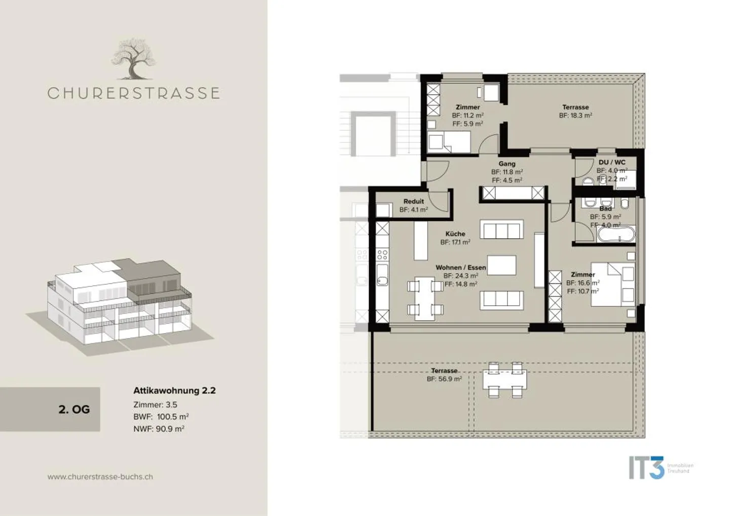 Comfort and tranquility combined - Modern penthouse apartment for the highest demands! - Photo 11 of 14