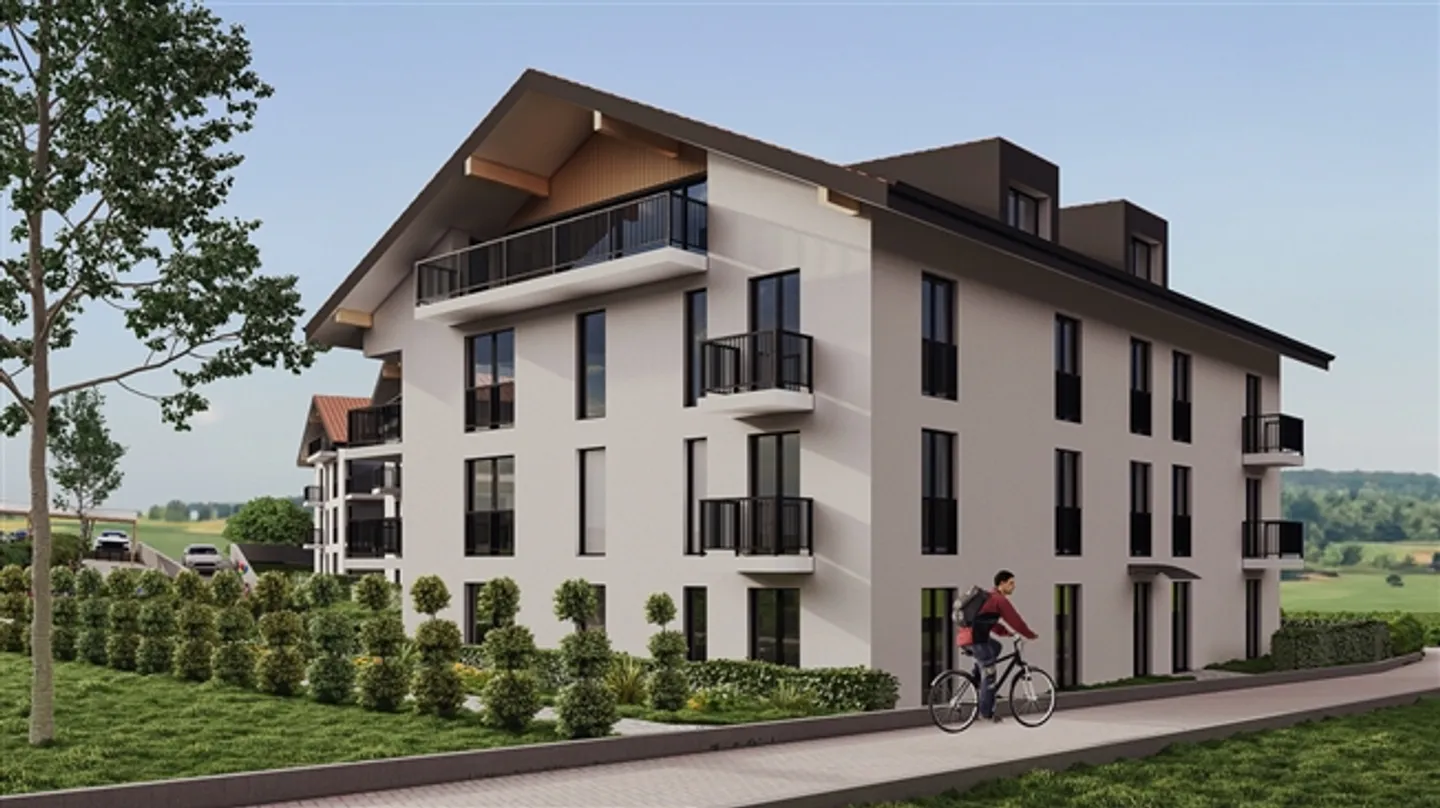 Appartement de toit luxueux 3,5 avec grande baie vitrée sur le balcon - Photo 2 sur 3