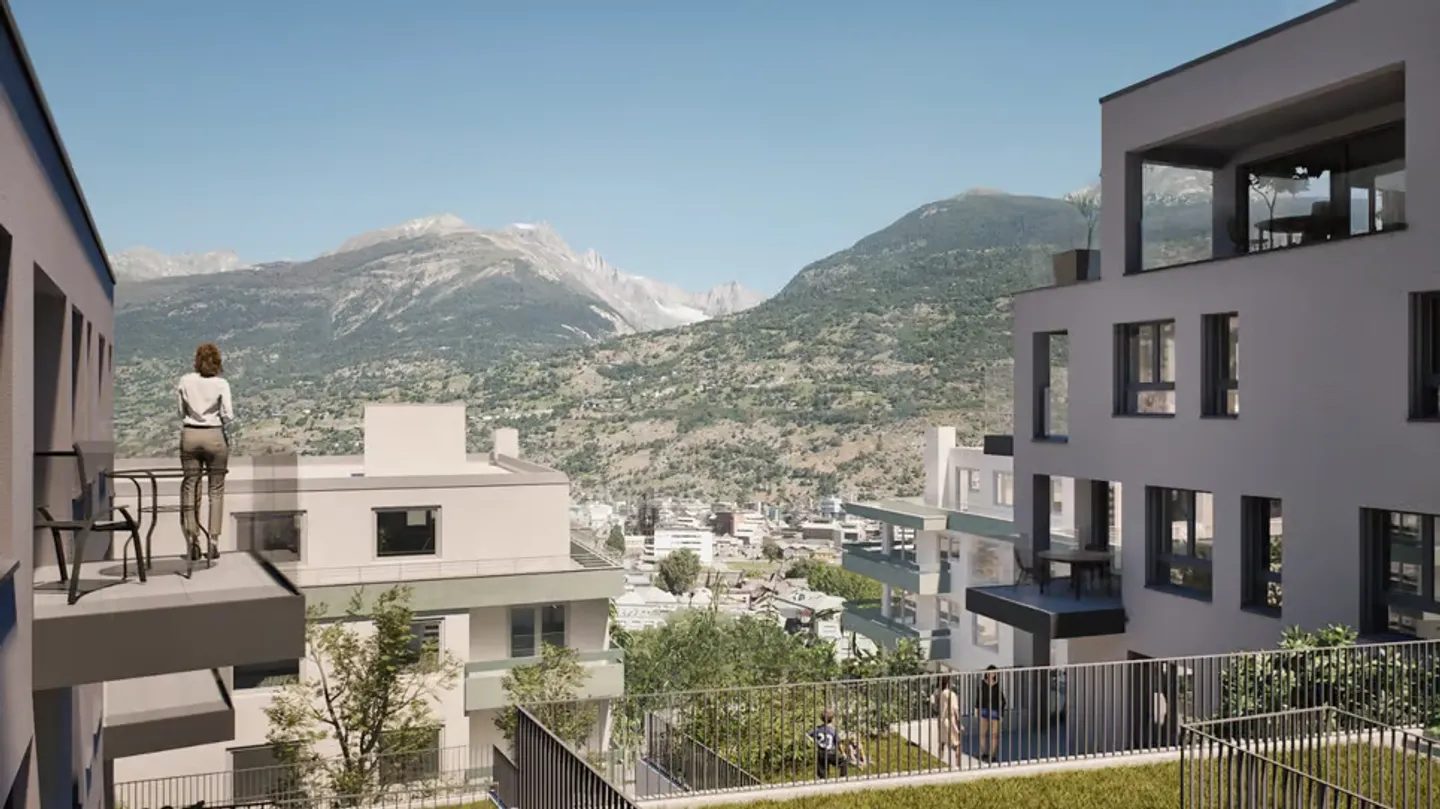 Geräumige Attikawohnung in Visp - Foto 7 von 13
