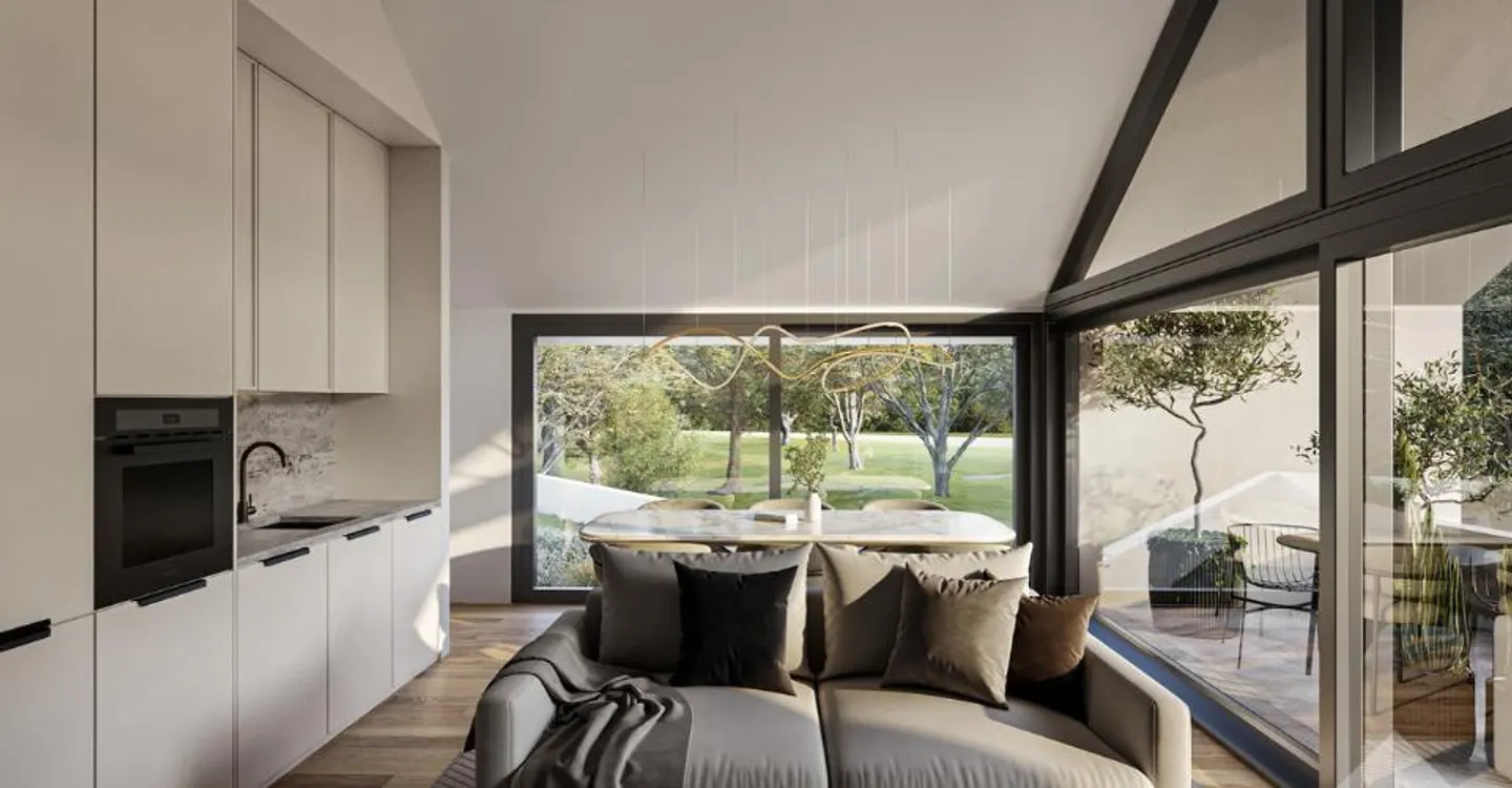 Appartamento 3.5 locali con giardino in architettura moderna e minimalista - Foto 6 di 13