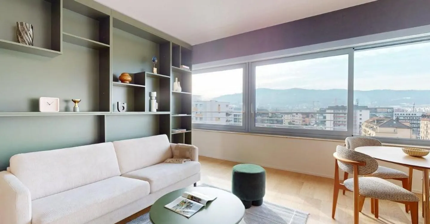 Appartamento Premium con 1 Camera da Letto nel Nuovo Alto Tower – Freihofstrasse 23, Zurigo - Foto 1 di 7