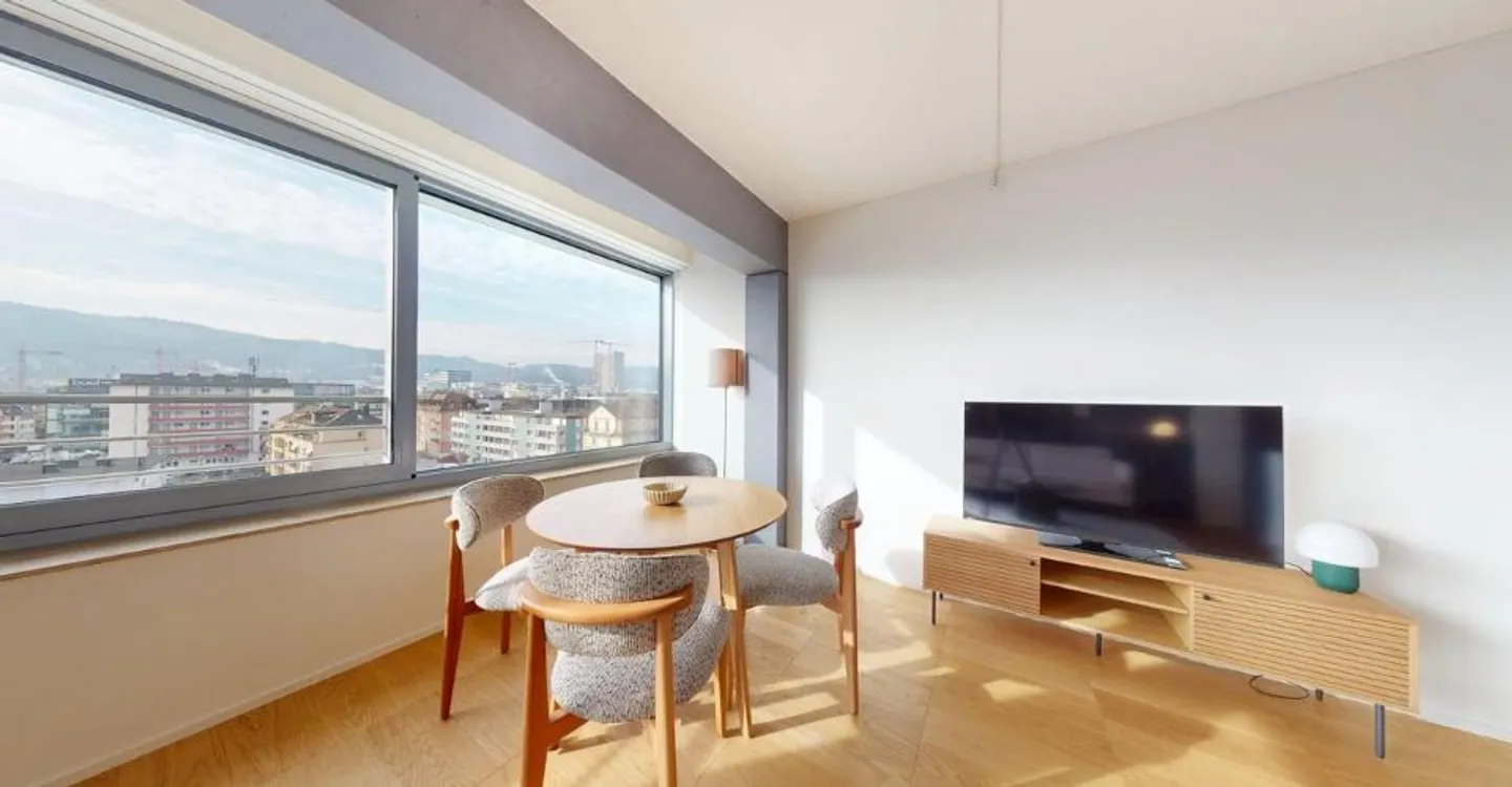 Appartamento Premium con 1 Camera da Letto nel Nuovo Alto Tower – Freihofstrasse 23, Zurigo - Foto 2 di 7
