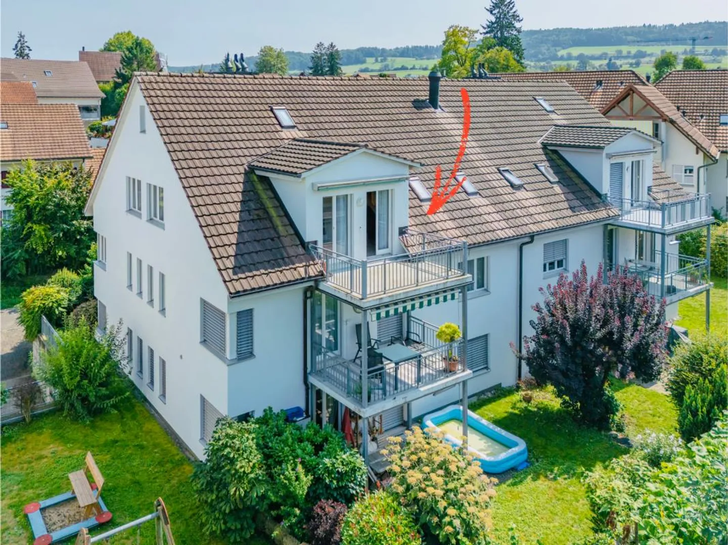 Maisonette romantica di 2,5 stanze con vista sul verde - Foto 16 di 16