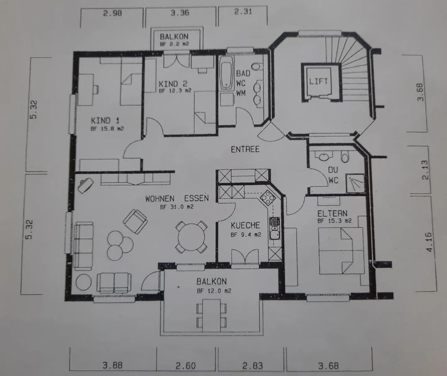 4.5 Room Apartment - Photo 1 of 5