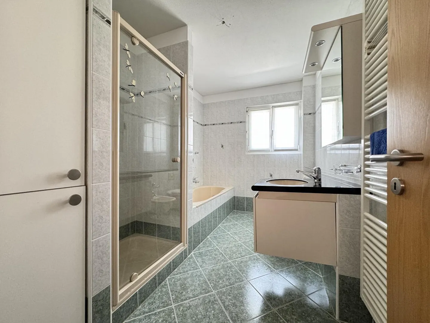 SPAZIOSO ATTICO 4.5 NEL VERDE A PONTE CAPRIASCA - Foto 6 di 9