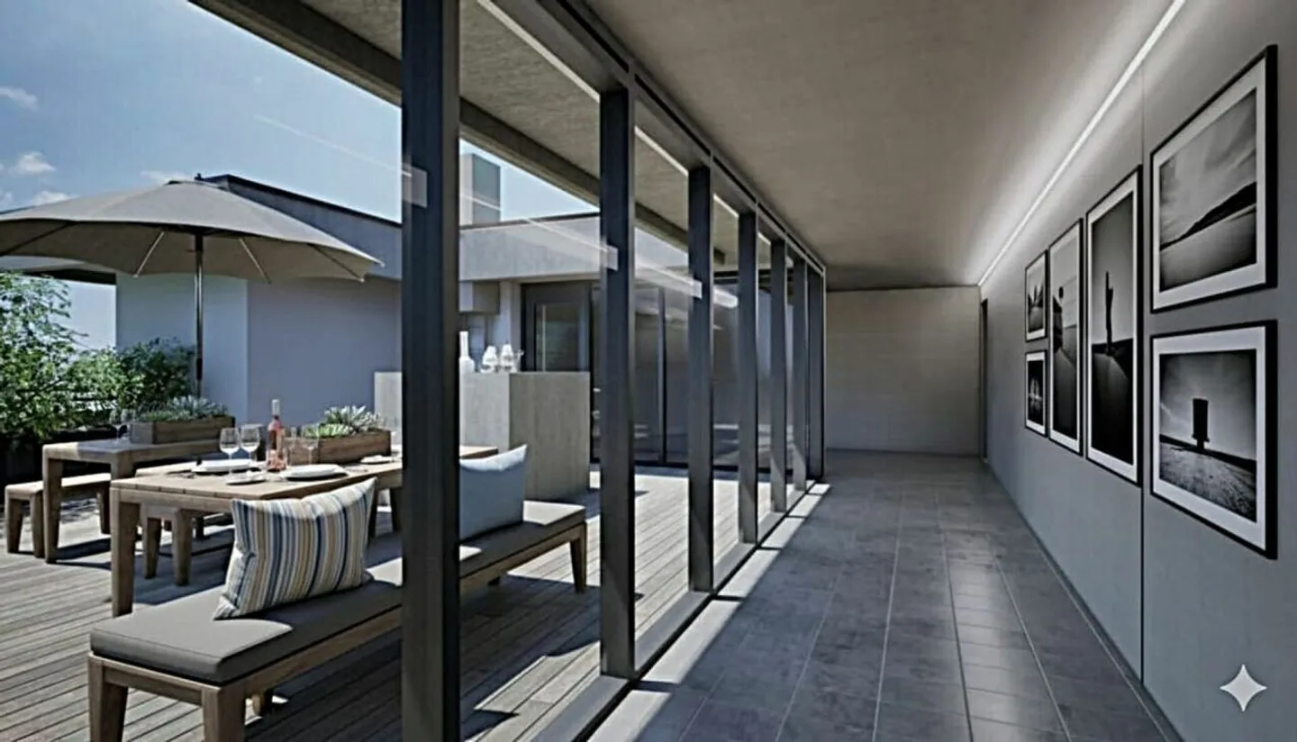 Esclusivo attico di 5,5 stanze con giardino d'inverno e terrazza di 77m2 - Foto 5 di 8