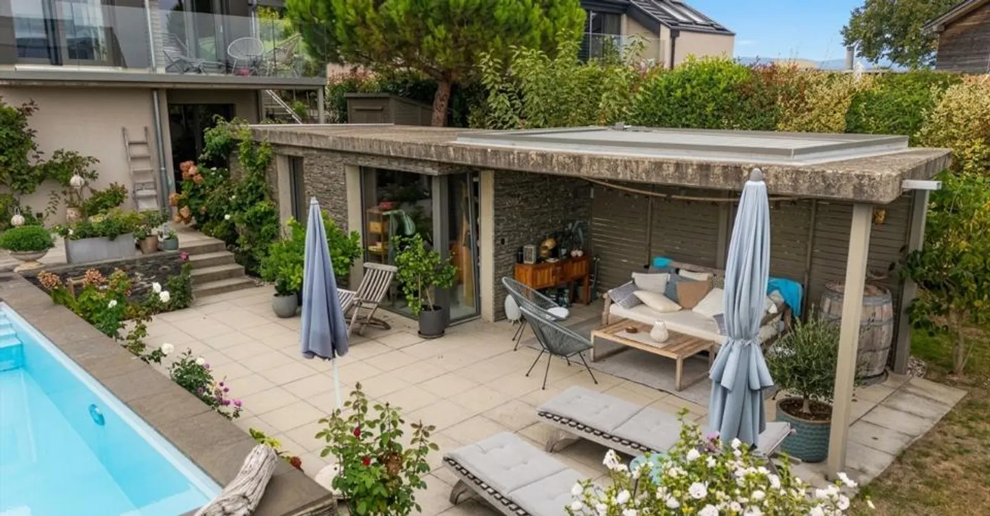 6,5-Zimmer-Einfamilienhaus mit Schwimmbad in Vallamand zu verkaufen - Foto 4 von 11