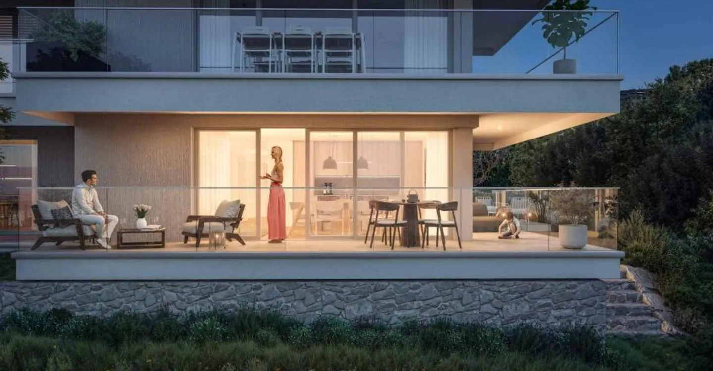 4,5 Zimmer mit Garten und über 50m² Terrassen in Prilly - Foto 4 von 13