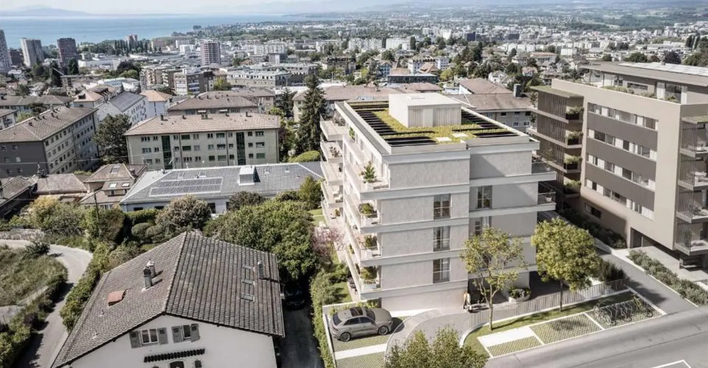 4,5 Zimmer mit Garten und über 50m² Terrassen in Prilly - Foto 5 von 13