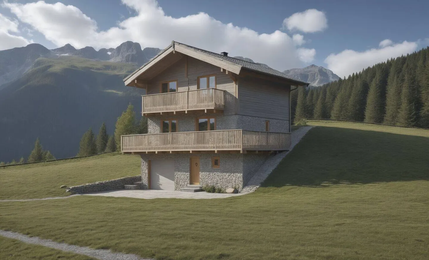 Chalet zu bauen in Giettes - Foto 1 von 4