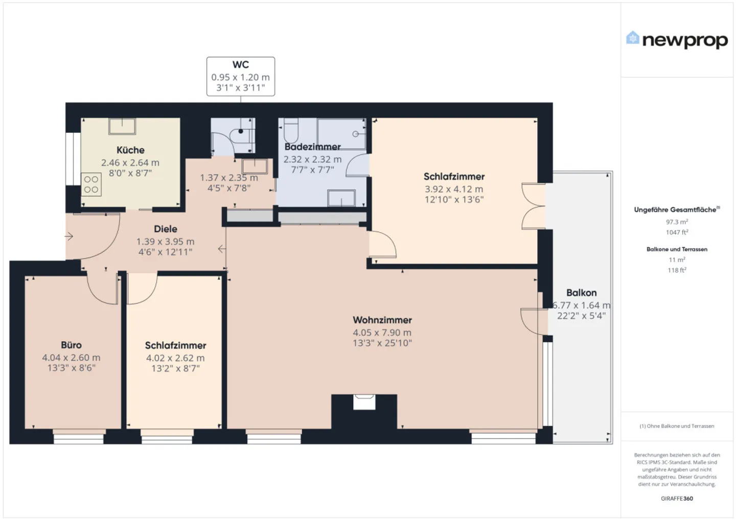 Modernisierte 4.5-Zimmer-Wohnung mit traumhaftem See- und Bergblick - Foto 2 von 18