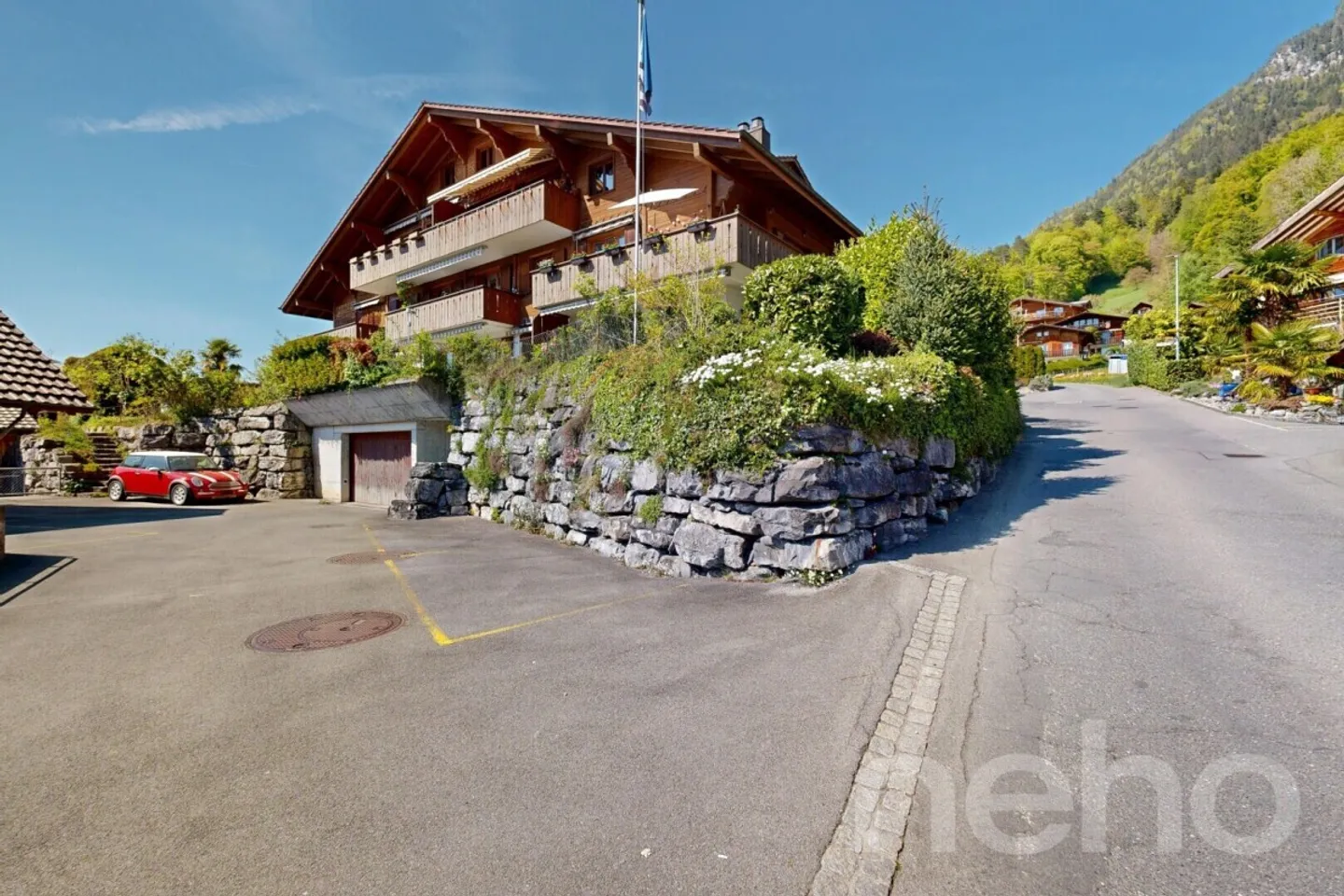 Lake View, Peace and Sun: Your 2.5-Room Apartment in Merligen - Photo 2 of 11
