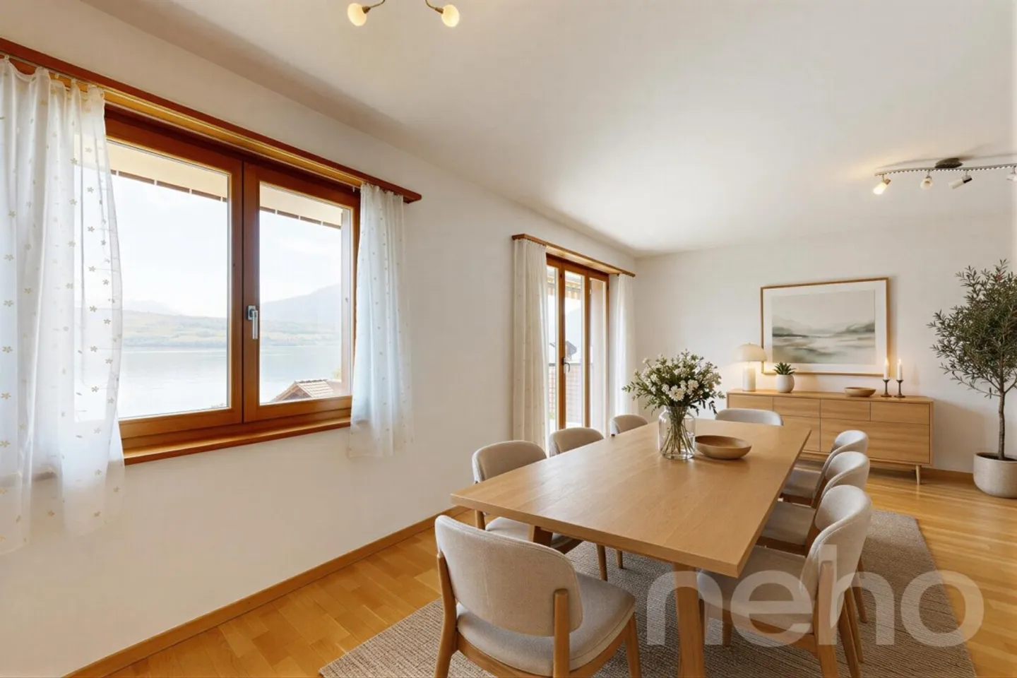 Lake View, Peace and Sun: Your 2.5-Room Apartment in Merligen - Photo 4 of 11