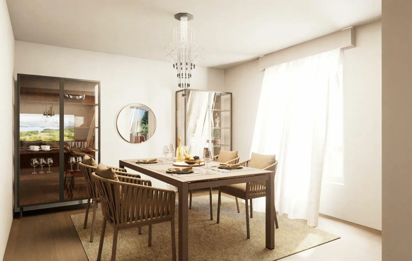 Elegant, light-flooded maisonette with fireplace in Ascona - Photo 2 of 14