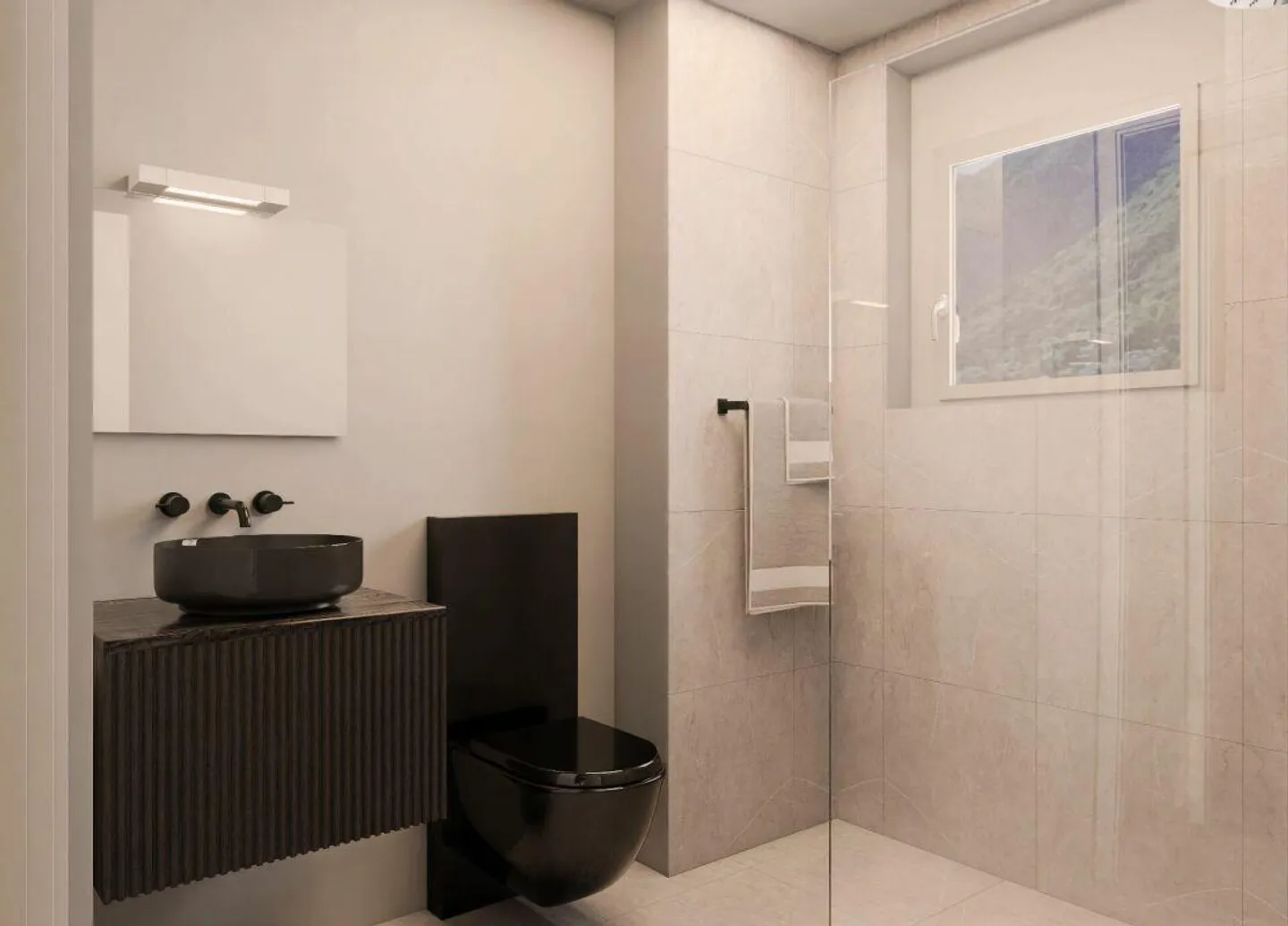 Elegant, light-flooded maisonette with fireplace in Ascona - Photo 10 of 14
