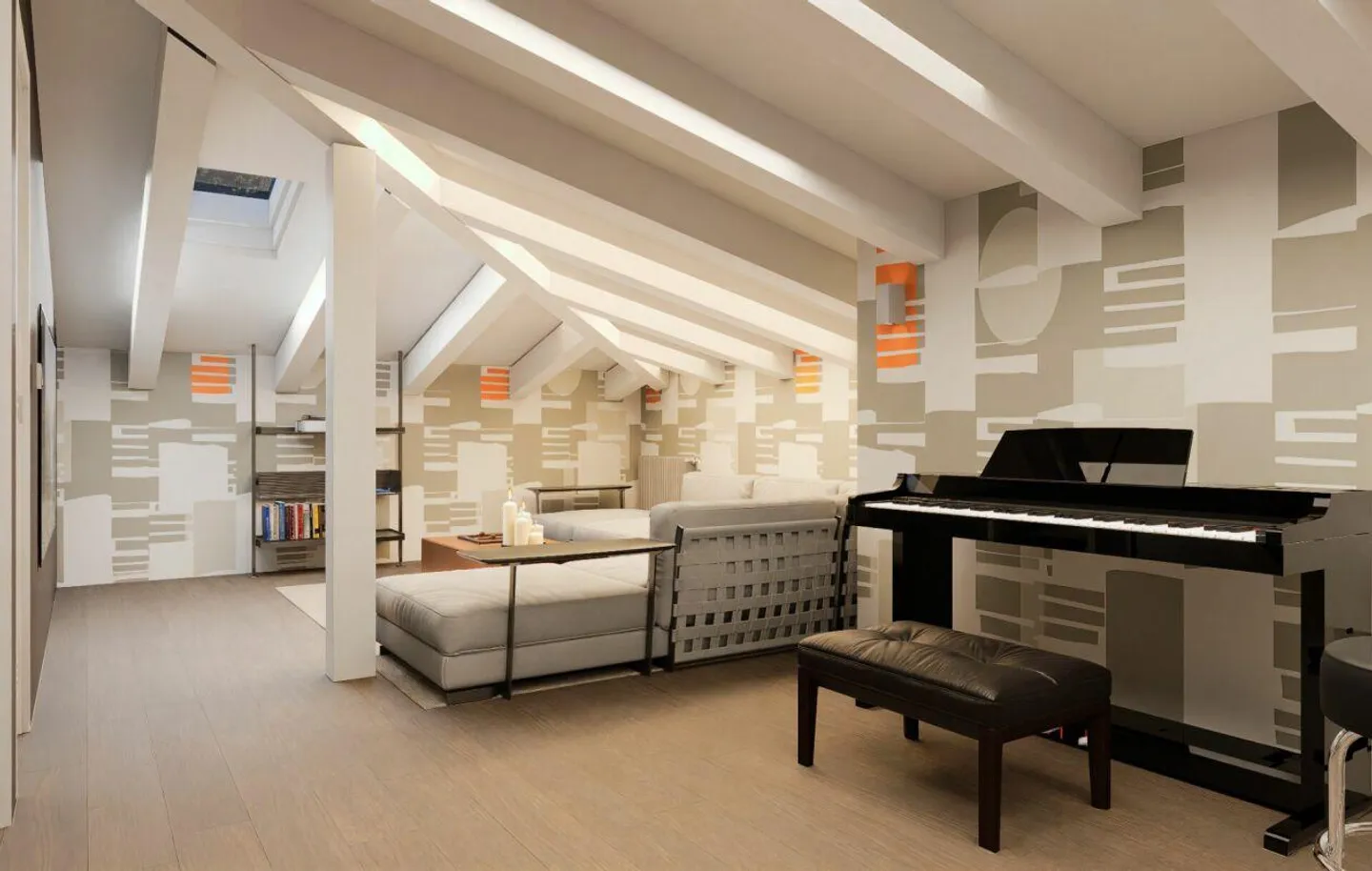 Elegant, light-flooded maisonette with fireplace in Ascona - Photo 6 of 14