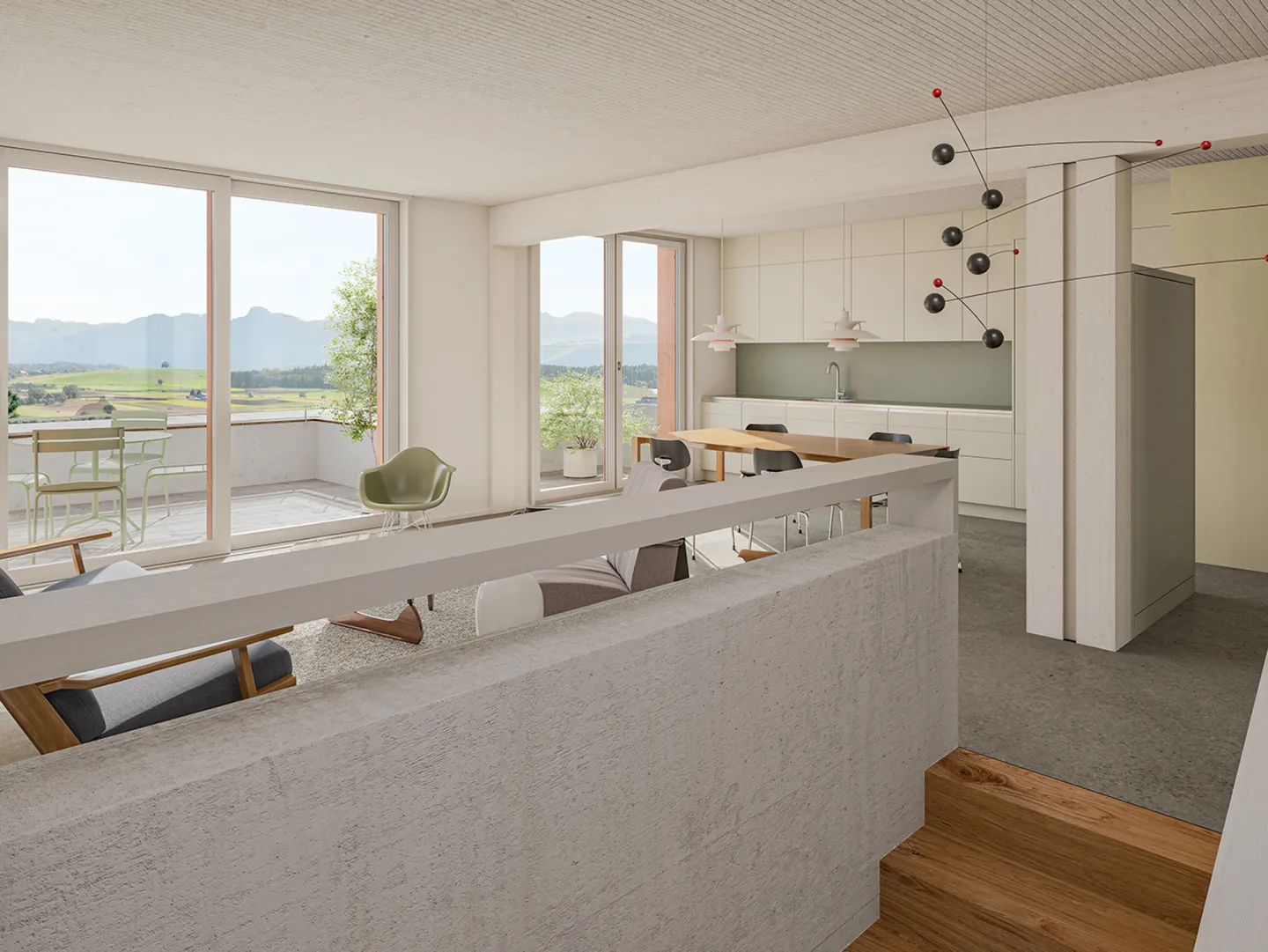 Abitare in una nuova costruzione: Attico con vista illimitata sulle Alpi! - Foto 6 di 7