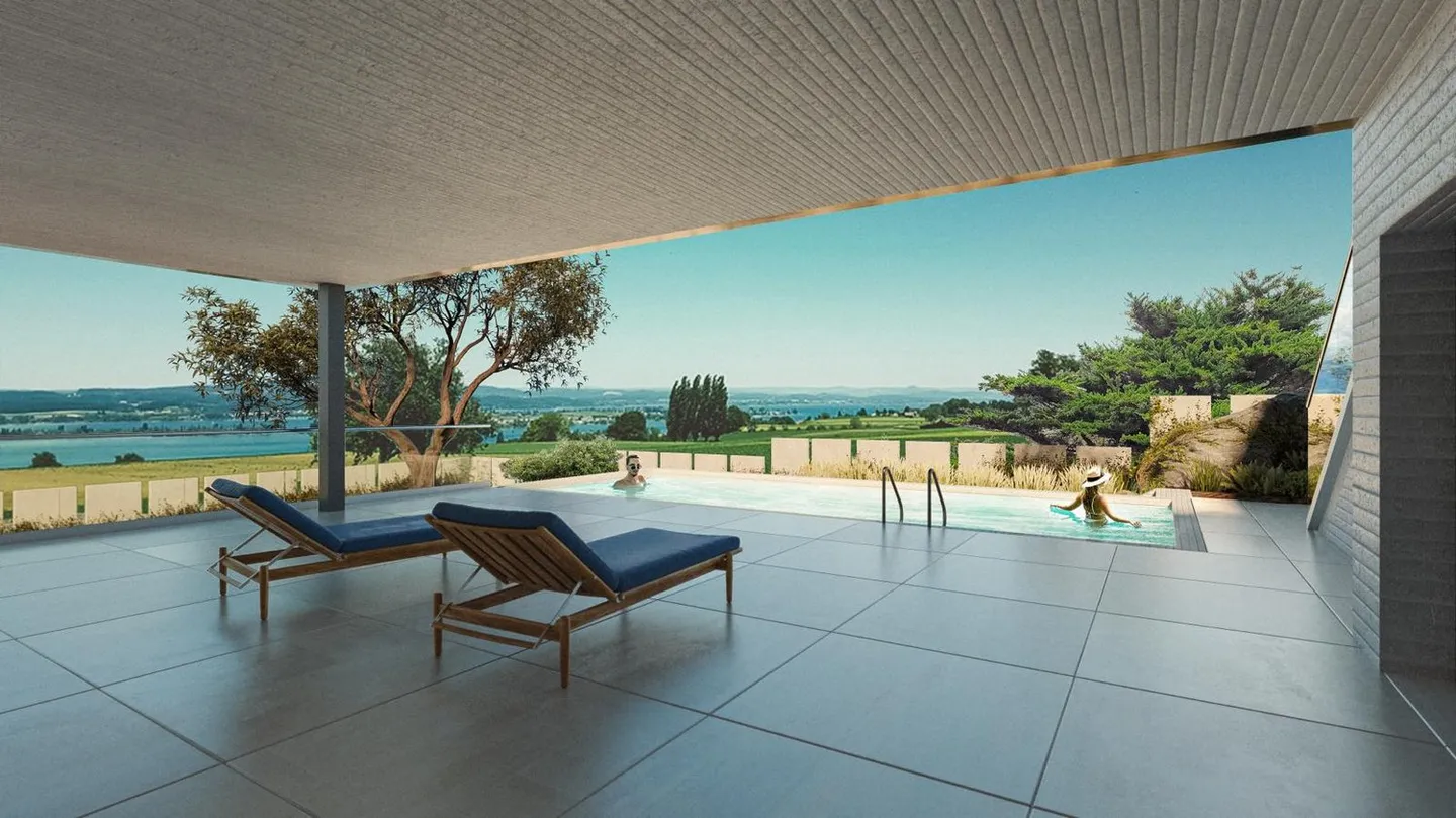 Exklusive luxuriöse Villa Neubau  an erhöhter  Lage mit See -  und Bergsicht" - Foto 1 von 2