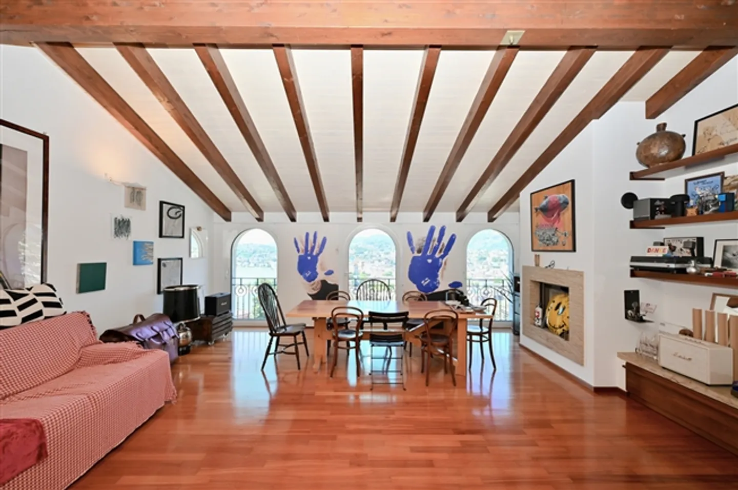 Appartamento con vista mozzafiato sul lago di Lugano e sulla città - Foto 6 di 15