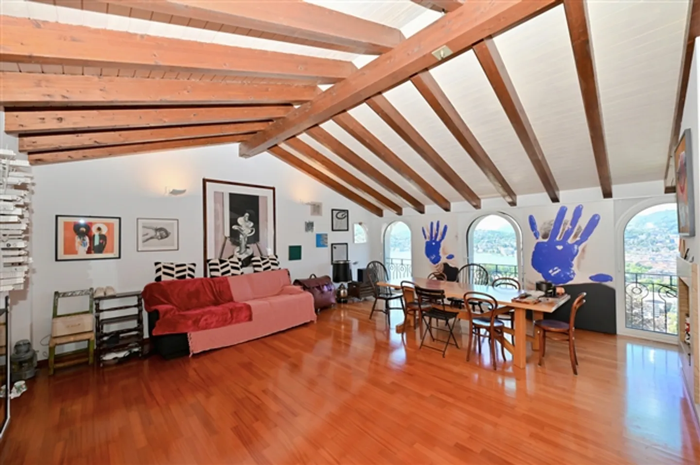 Appartamento con vista mozzafiato sul lago di Lugano e sulla città - Foto 7 di 15