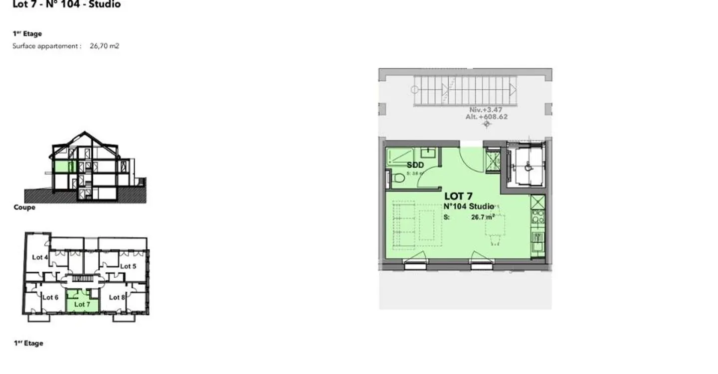 Lot n°7 - Un nuovo studio nel cuore di Cheseaux-sur-Lausanne - Foto 6 di 13