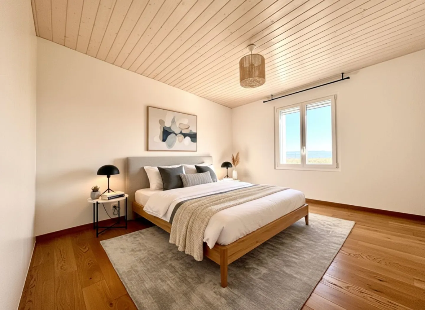 Villa indipendente ristrutturata con 3 camere da letto e ampio giardino a Bremblens - Foto 6 di 13