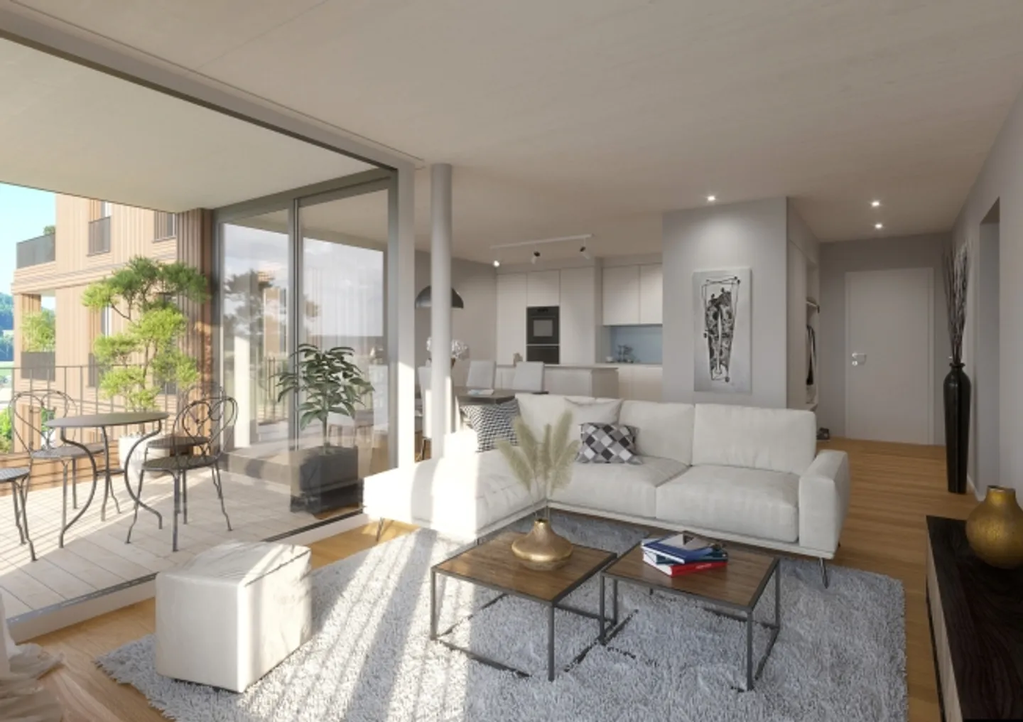 Nouvelle construction de logements accessibles avec vue imprenable sur la verdure - Photo 6 sur 9