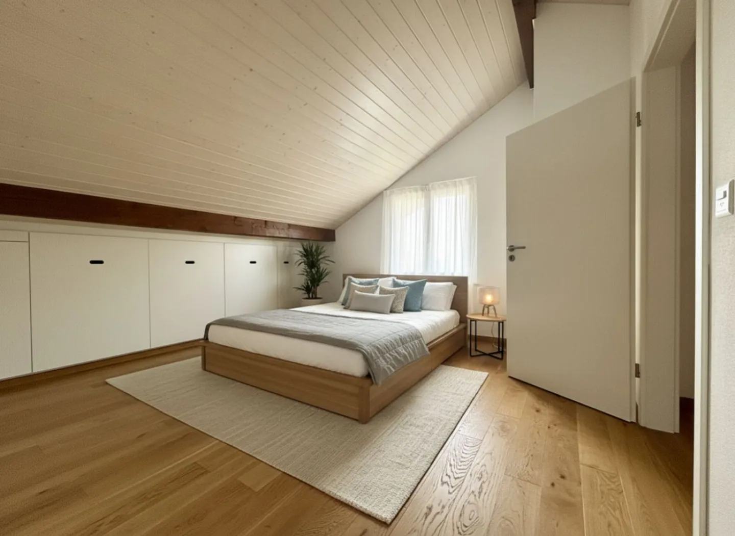 Villa indipendente ristrutturata con 3 camere da letto e ampio giardino a Bremblens - Foto 11 di 13