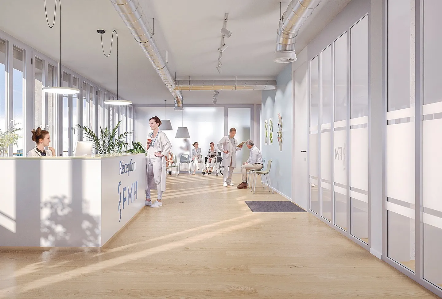 Opportunité unique pour cabinet médical/bureau : médecins, psychologues, pédiatres, dentistes, etc. de 85 à 114 m2 - Photo 3 sur 13