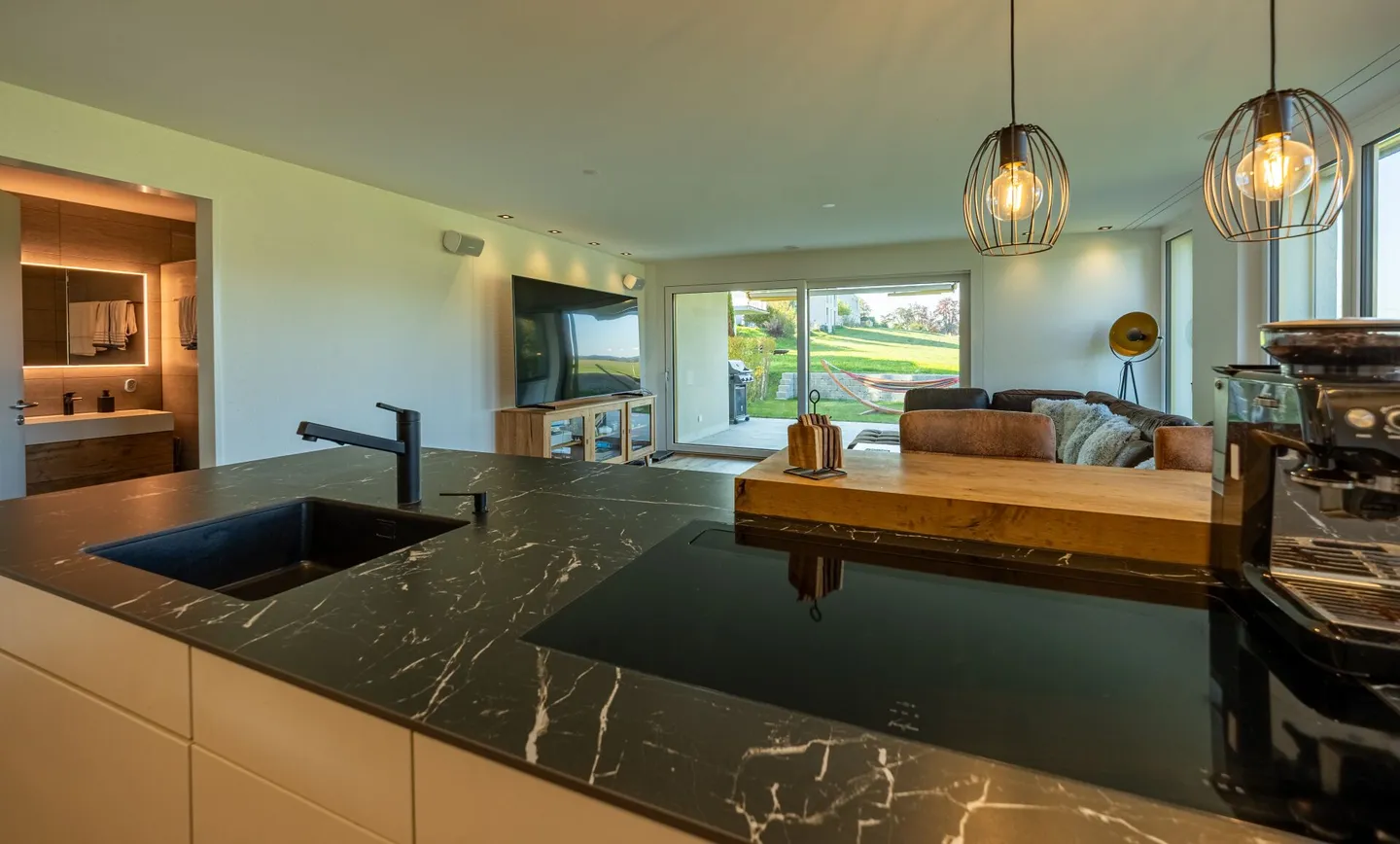 Appartement de jardin 3,5 pièces dans un emplacement naturel calme - Photo 8 sur 12